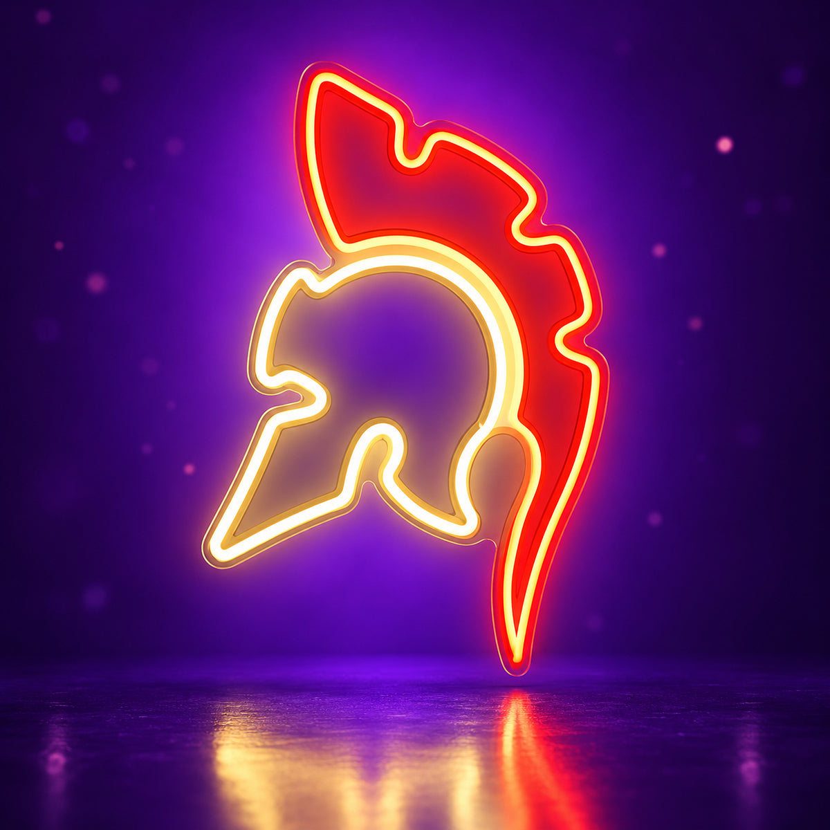 Knight Gamer LED Neon Sign for Man Cave Dimmable Wall Decor - Facebook Ad Image