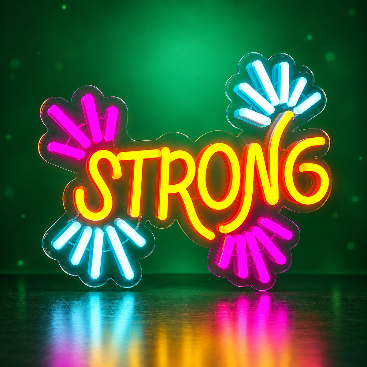 Strong LED Neon Sign Dimmable Wall Light - Facebook Ad Image