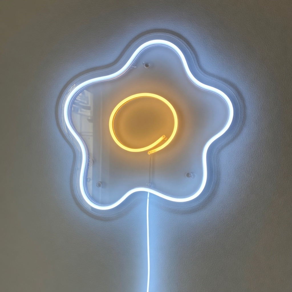 Fried Egg LED Neon Sign Dimmable Wall Light - Facebook Ad Image
