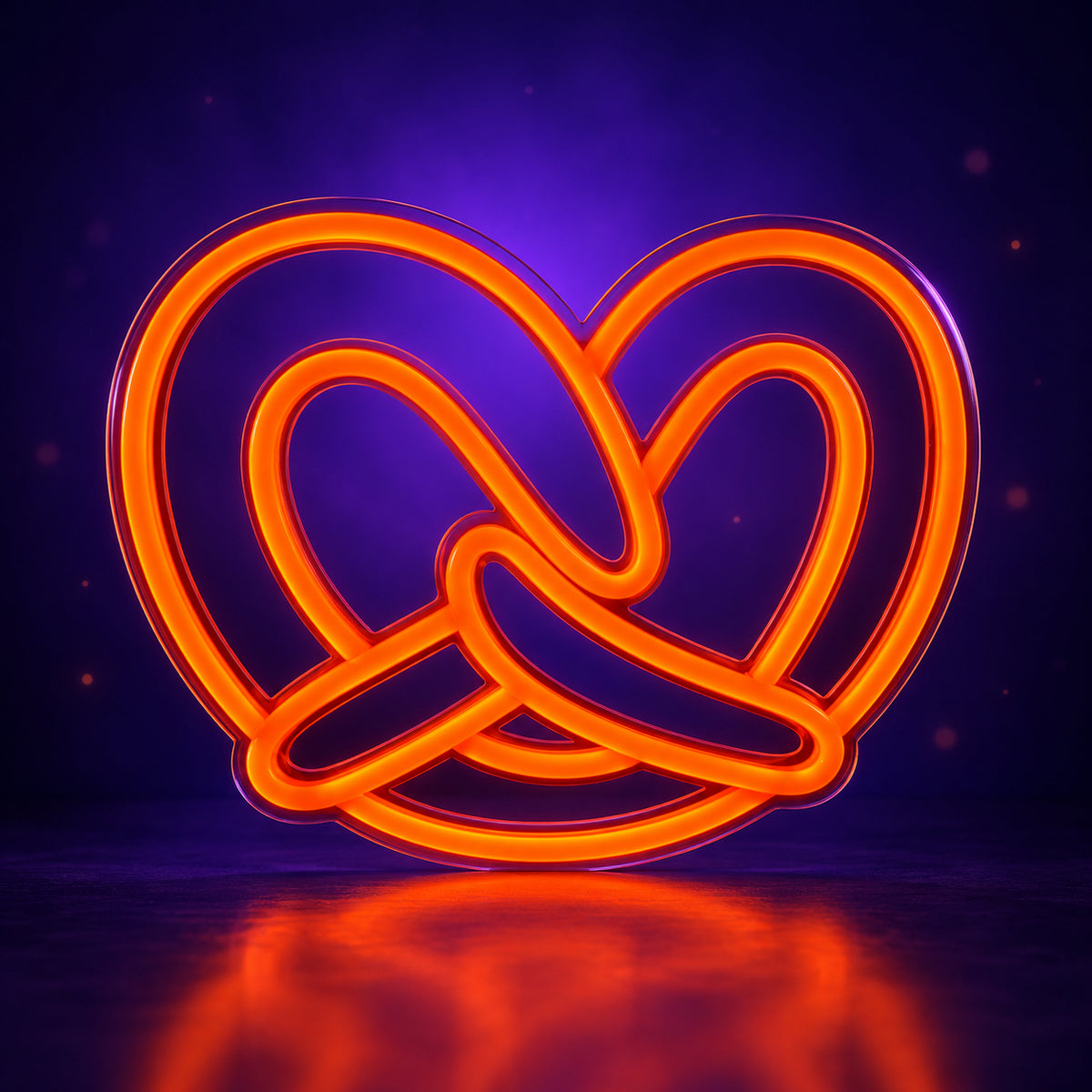 Pretzel LED Neon Light for Cafes & Bars - Facebook Ad Image