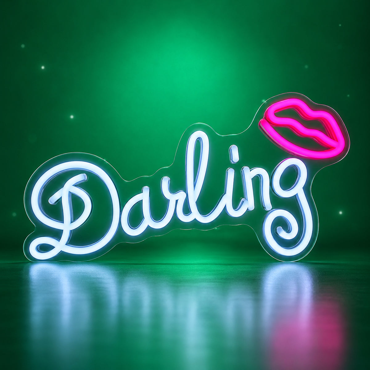 Darling LED Neon Sign for Wedding Light Up Party Decor - Facebook Ad Image
