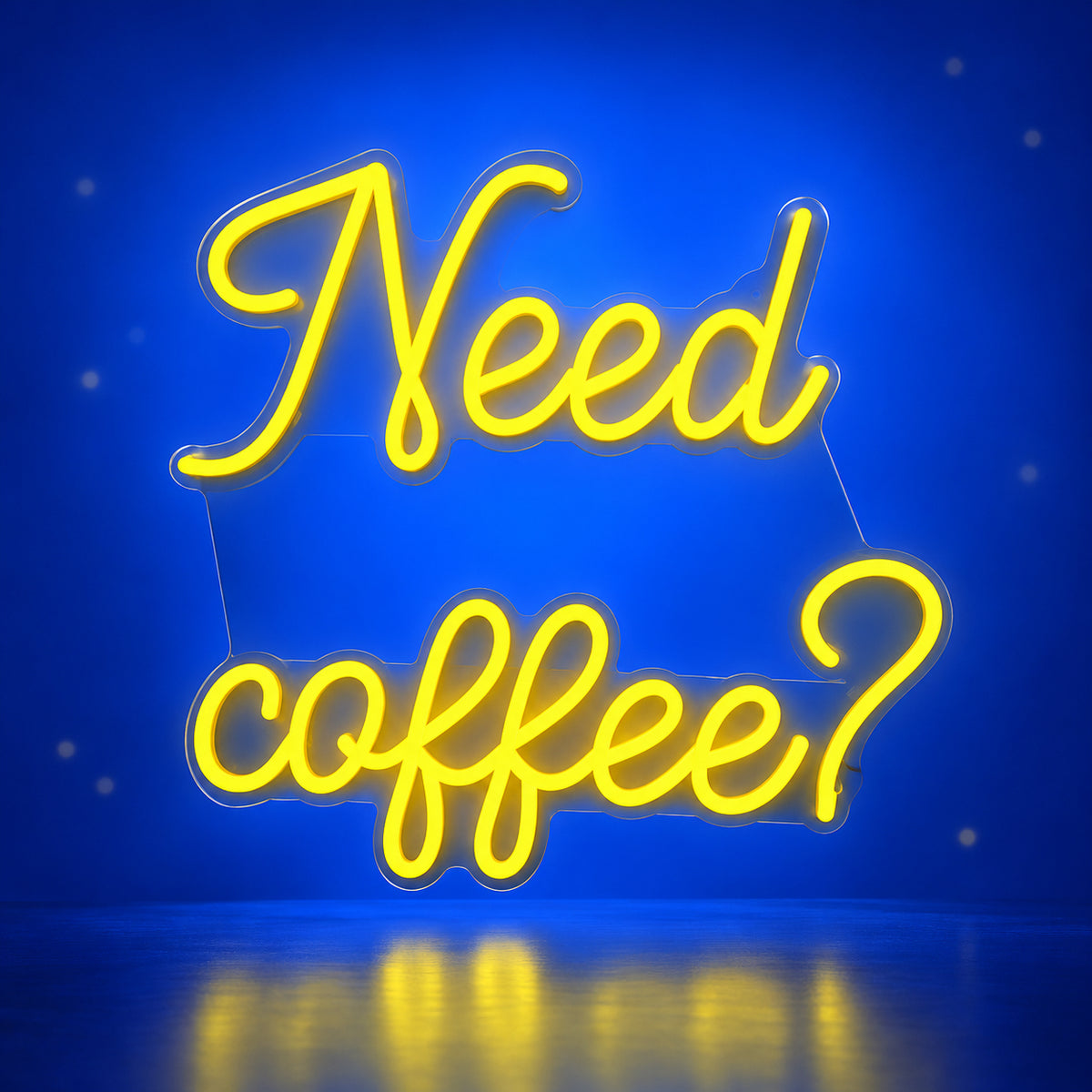 Need Coffee LED Neon Sign Dimmable Wall Light - Facebook Ad Image