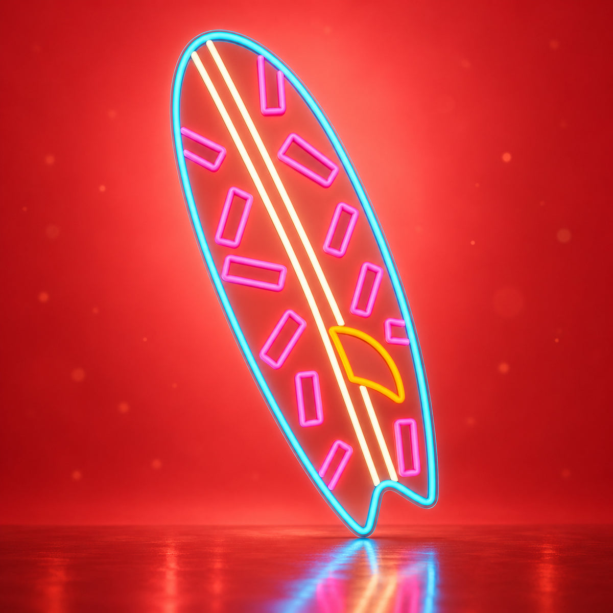 Surfing Board Neon Sign - Facebook Ad Image