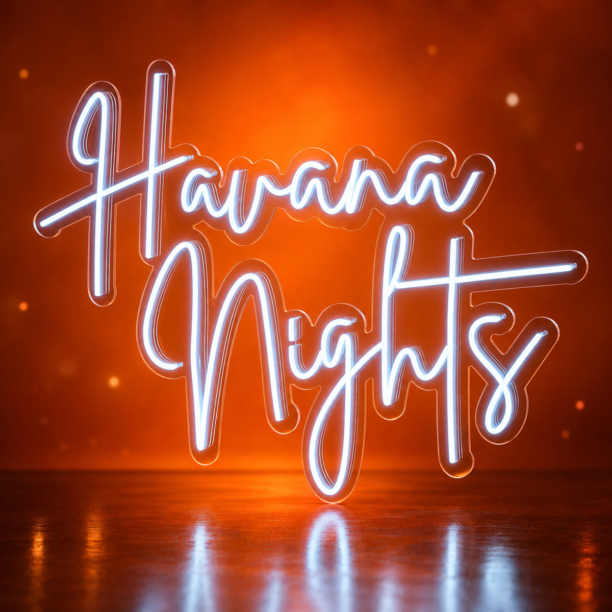 Havana Nights LED Neon Sign Dimmable Wall Light - Facebook Ad Image