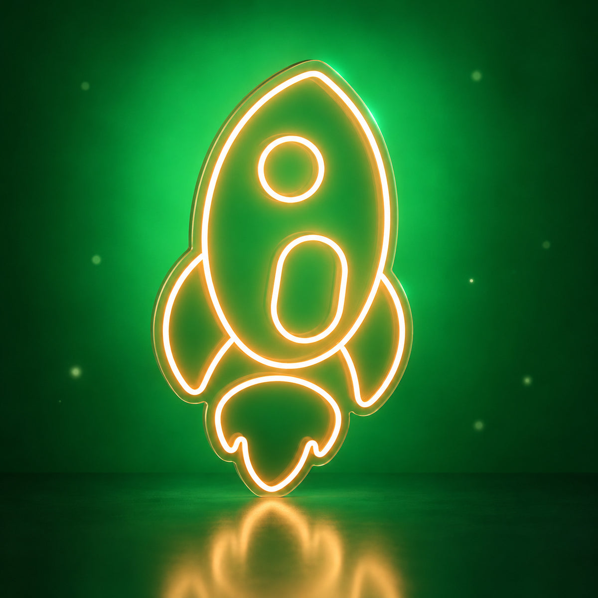 Rocket LED Neon Sign Dimmable Wall Light - Facebook Ad Image