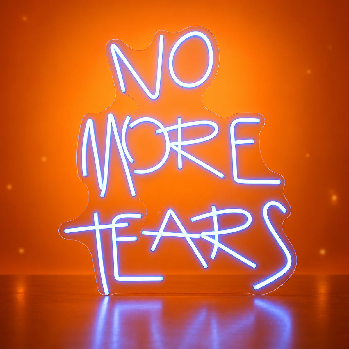 No More Tears LED Neon Sign Dimmable Wall Light - Facebook Ad Image
