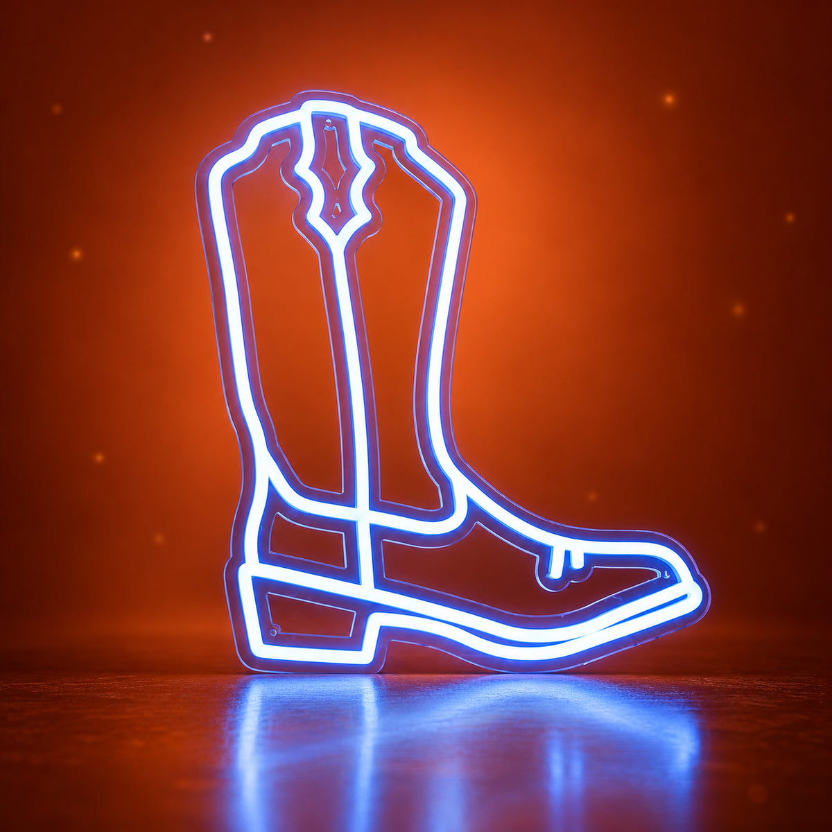 Cowboy Boot Neon Sign - Facebook Ad Image