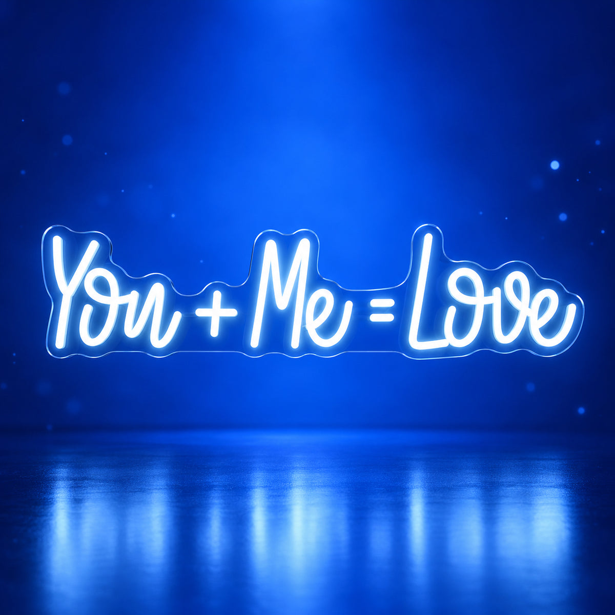 You+Me=Love LED Neon Sign for Wedding Light Up Party Decor - Facebook Ad Image