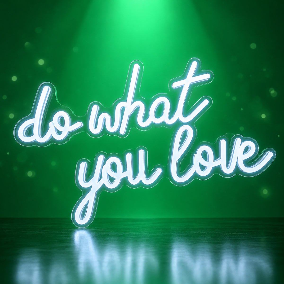 Do What You Love LED Neon Sign for Wedding Light Up Party Decor - Facebook Ad Image