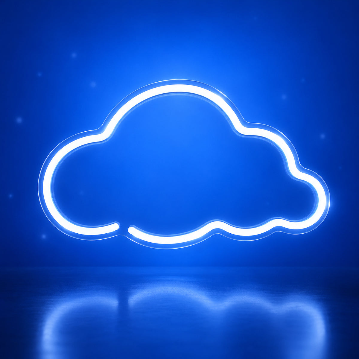 Cloud LED Neon Sign Brick Wall Cloud - Facebook Ad Image