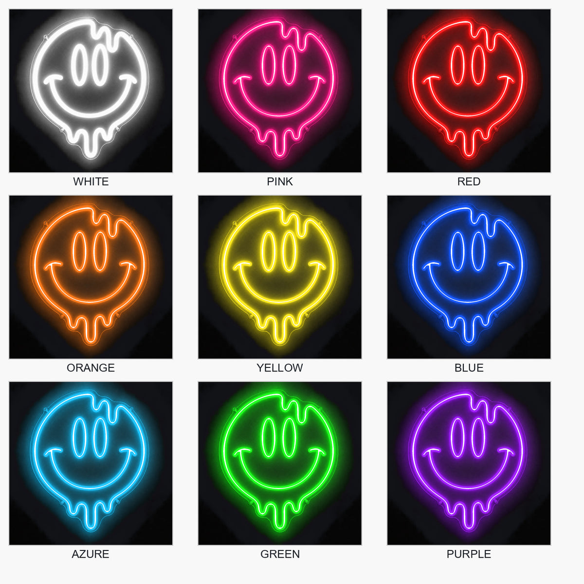 Smiley Face LED Neon Sign - Shineneon