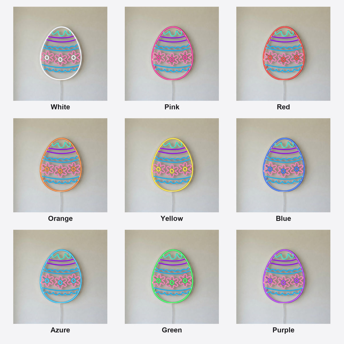 Easter Egg Neon Sign Wall Neon Signs - Shineneon