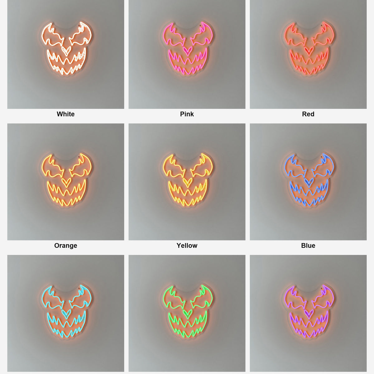 Scary Face Halloween LED Neon Sign - Shineneon