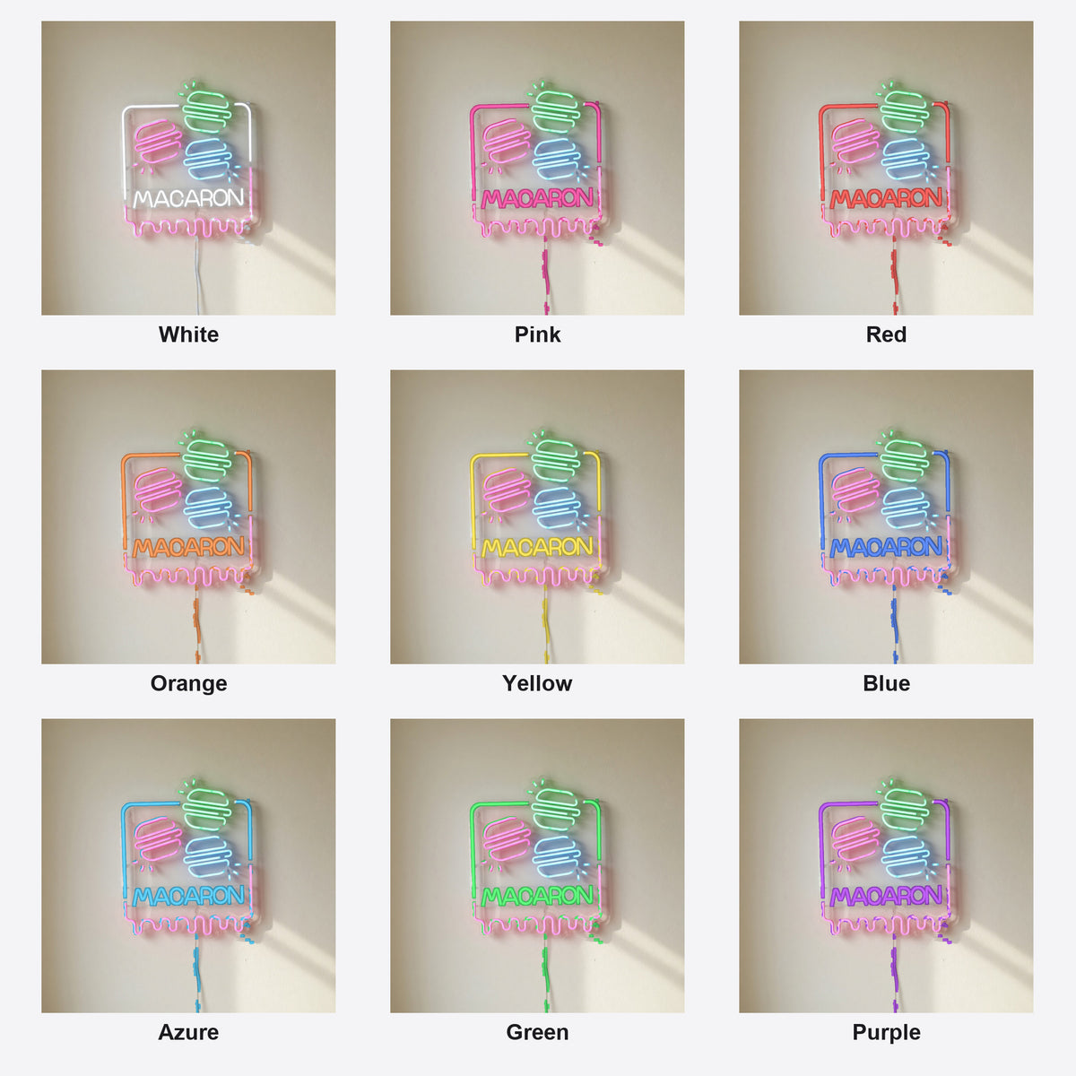 Macaron Dessert LED Neon Sign - Shineneon
