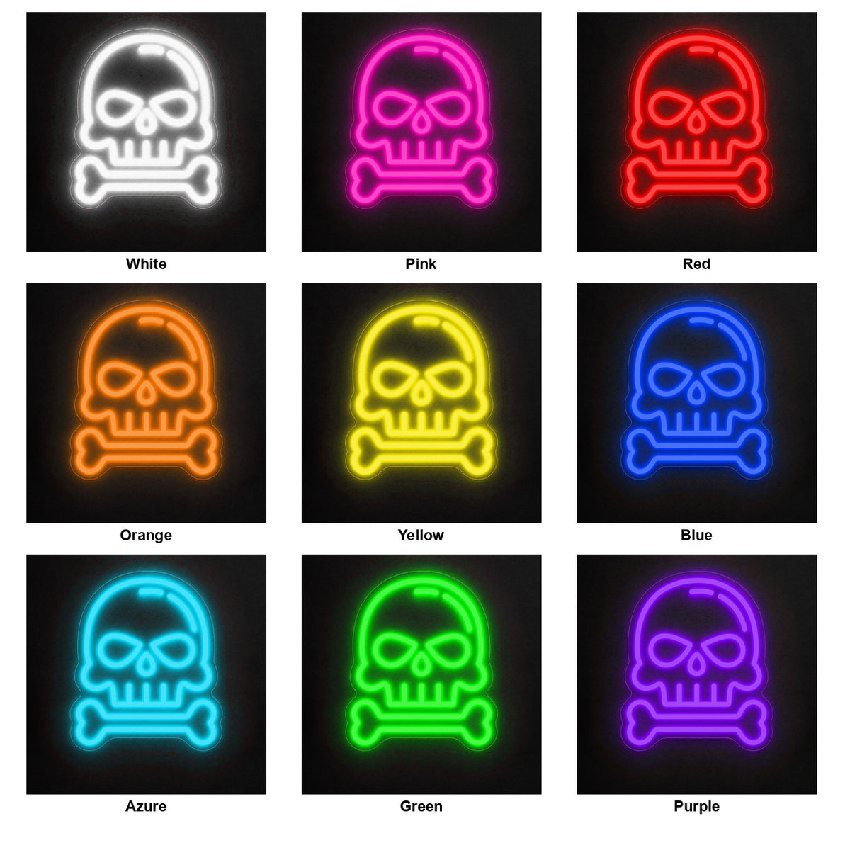 Skull Dangerous Goods LED Neon Sign - Shineneon