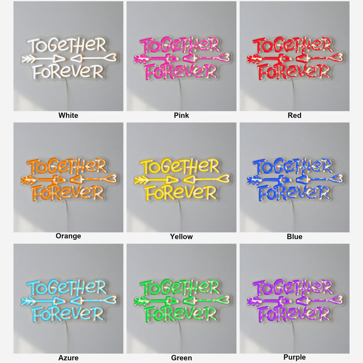 Together Forever LED Neon Sign for Wedding - Shineneon