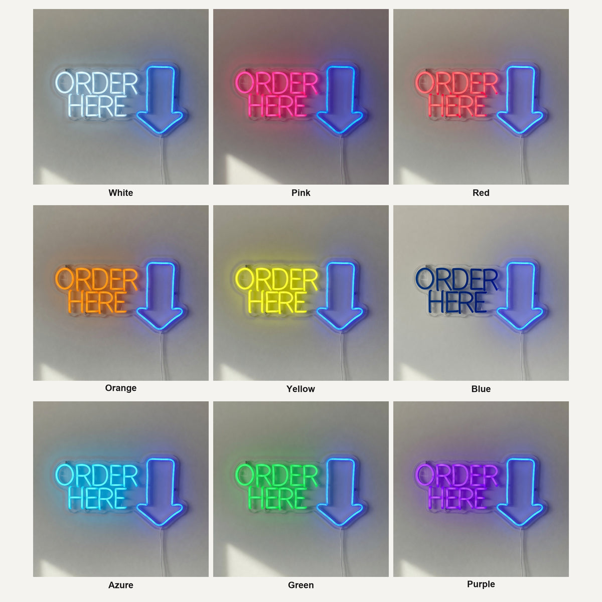 Order Here LED Neon Sign Dimmable Wall Light - Shineneon