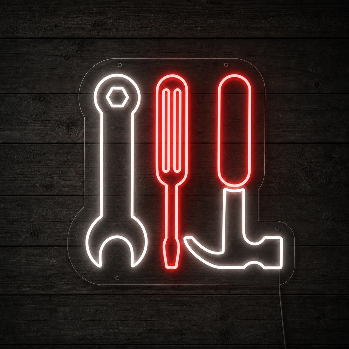 Spanner Hammer Screwdriver Vintage LED Neon Sign Home Neon Signs - Shineneon