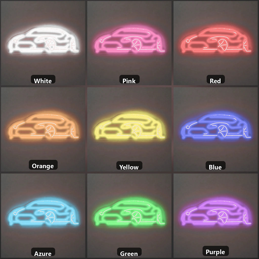 Low Profile Sports Car Vintage LED Neon Sign Wall Neon Signs - Shineneon