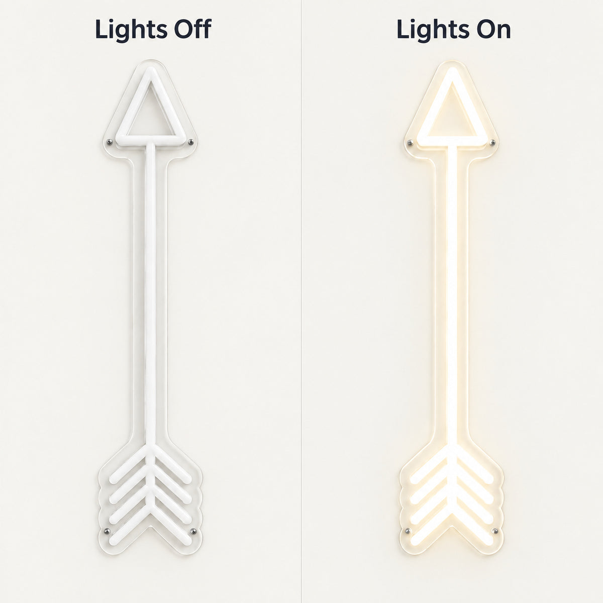 Up Arrow LED Neon Sign - Shineneon