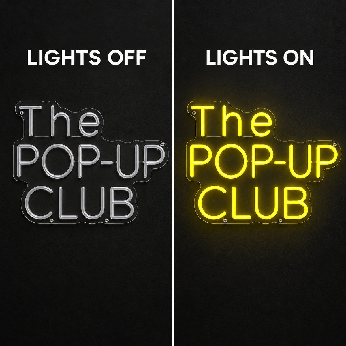 The Pop Up Club LED Neon Sign Wall Neon Signs - Shineneon