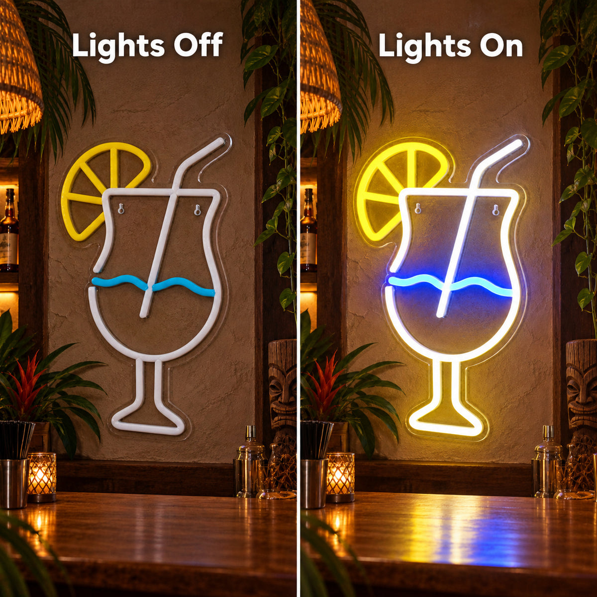 Tropical Cocktail LED Neon Sign - Shineneon