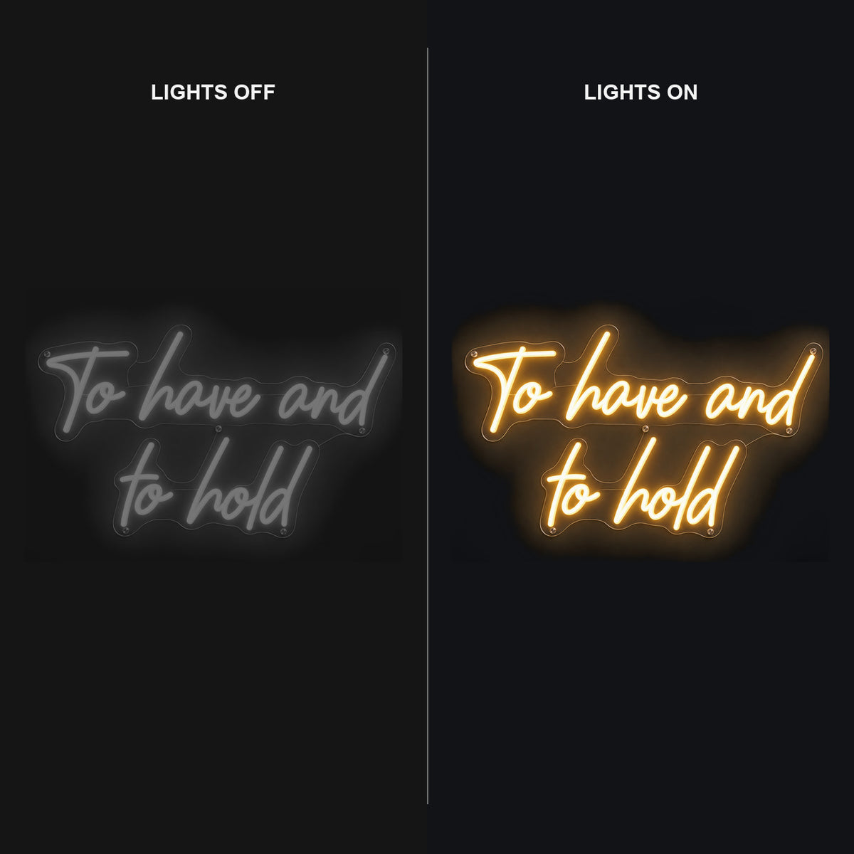 To Have And To Hold LED Neon Sign Wall Neon Signs - Shineneon