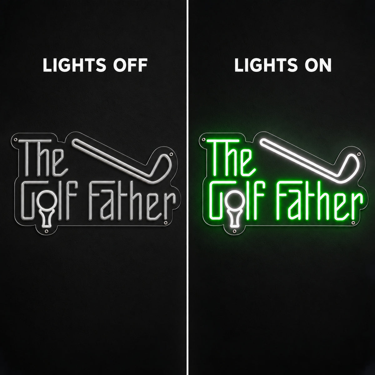 The Golf Father LED Neon Sign Wall Neon Signs - Shineneon