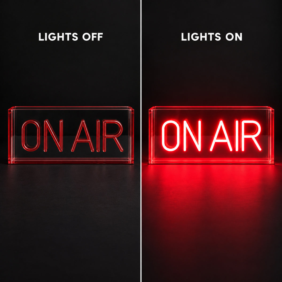 On Air Acrylic Neon Light Box Hz02 LED Neon Sign - Shineneon