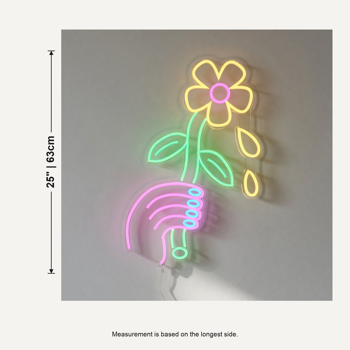 Lazy Daisy LED Neon Sign Dimmable Wall Light - Shineneon