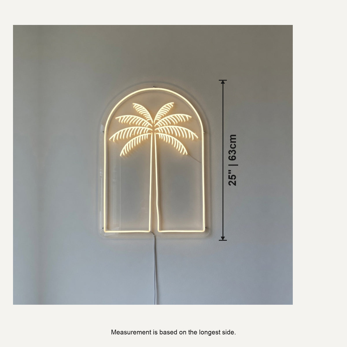 Palm Tree LED Neon Sign Arch Frame Palm Design - Shineneon