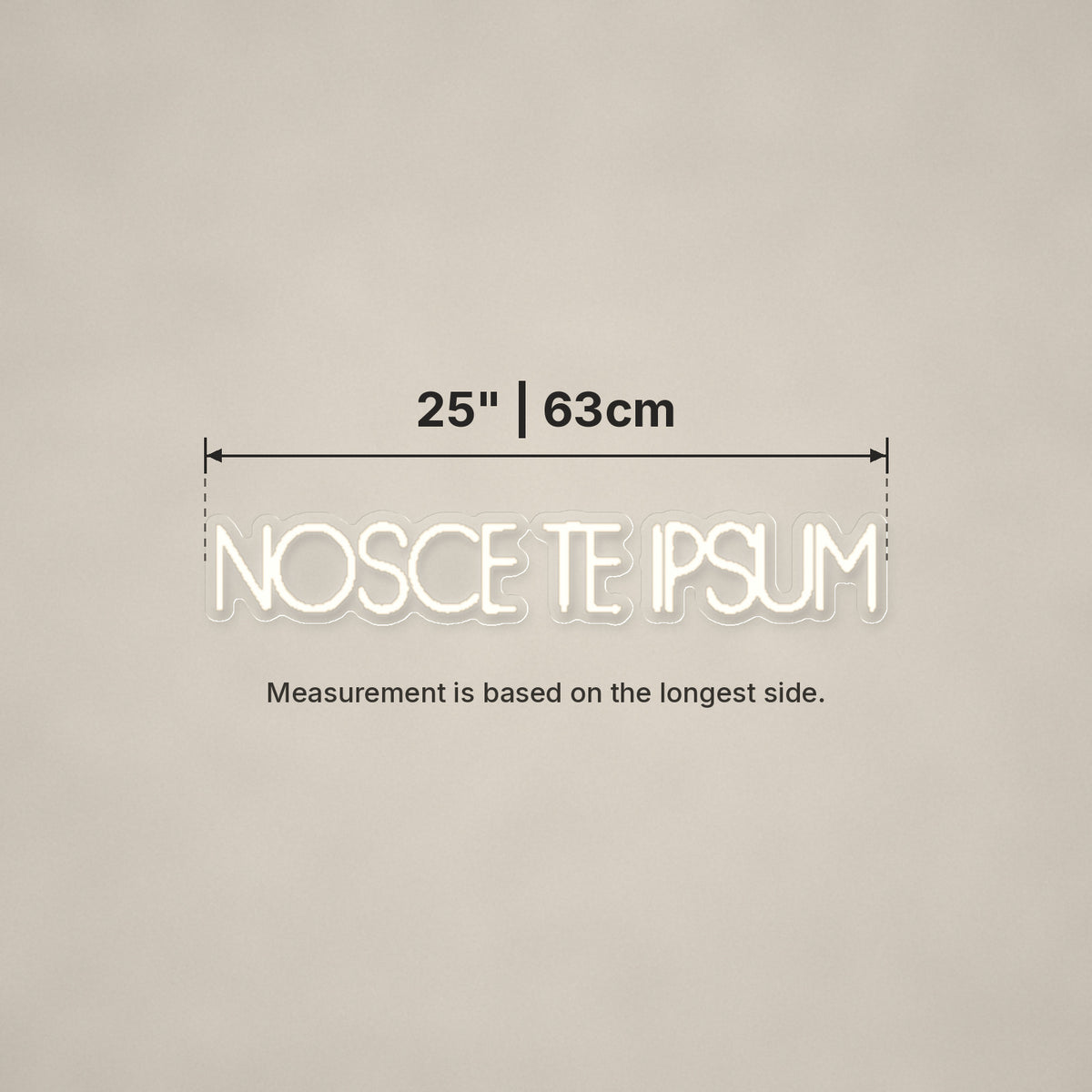 NOSCE TE IPSUM Know Thyself Neon Sign - Shineneon