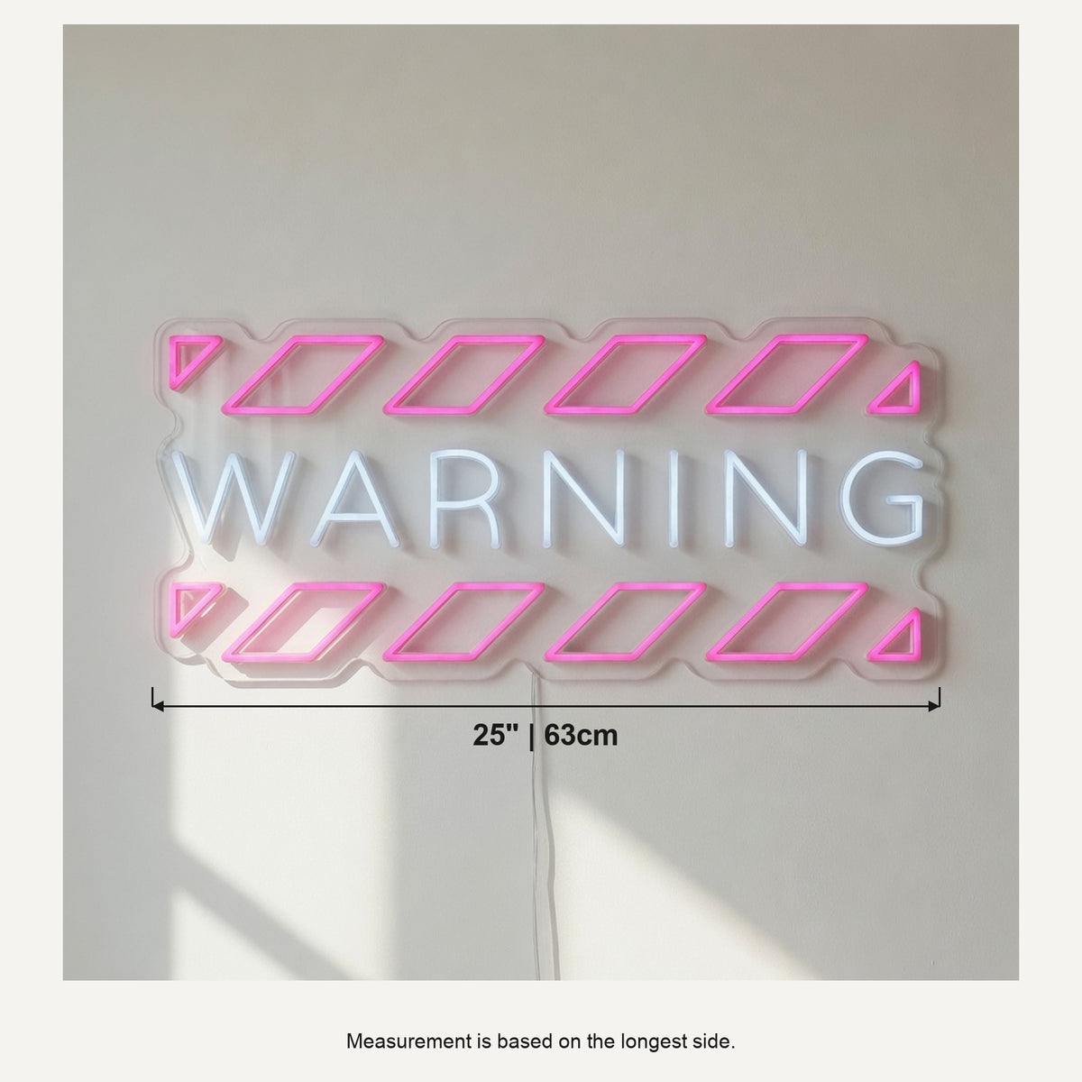 Warning LED Neon Sign Dimmable Wall Light - Shineneon