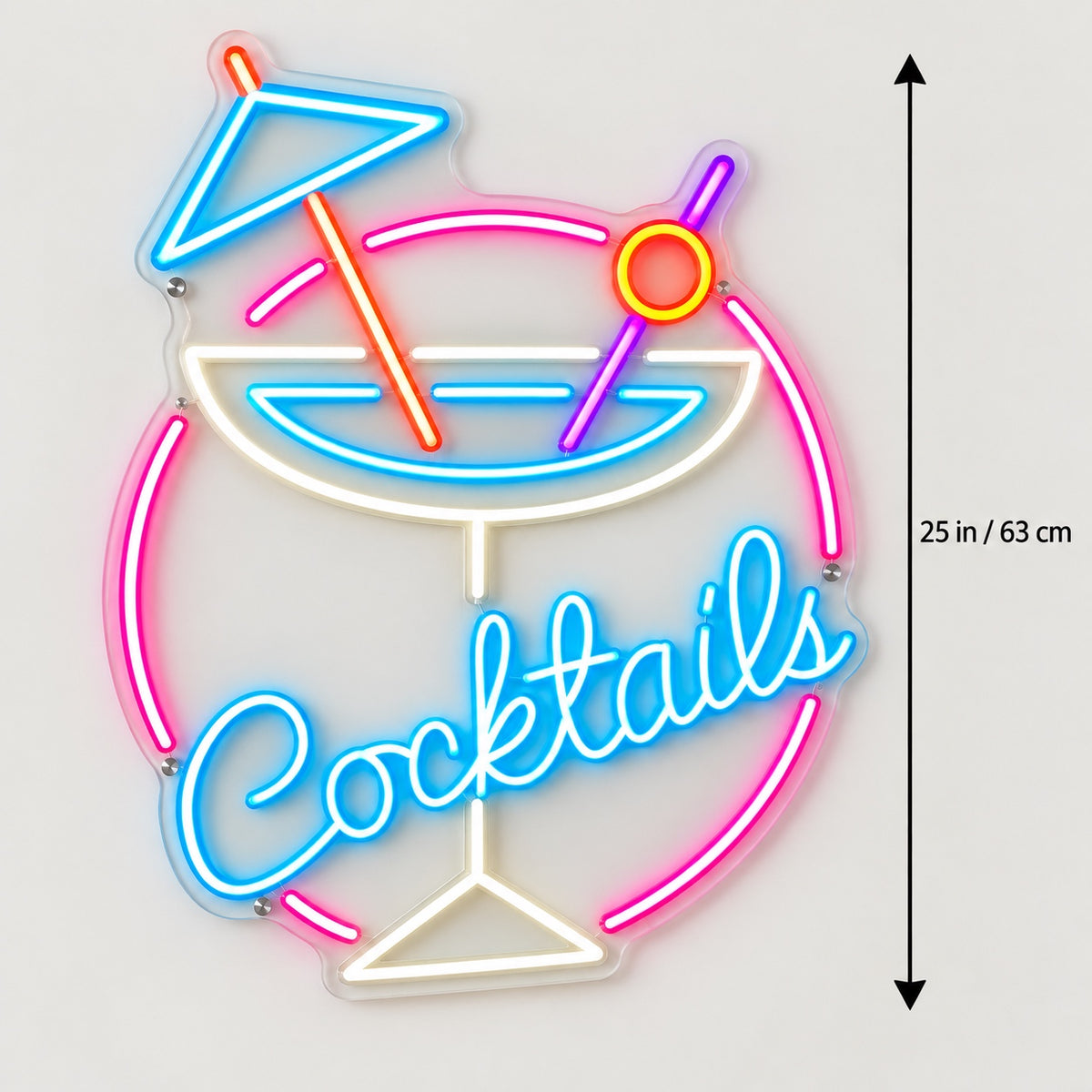 Cocktails Bar LED Neon Sign for Wedding Light Up Party Decor Wall Neon Signs - Shineneon