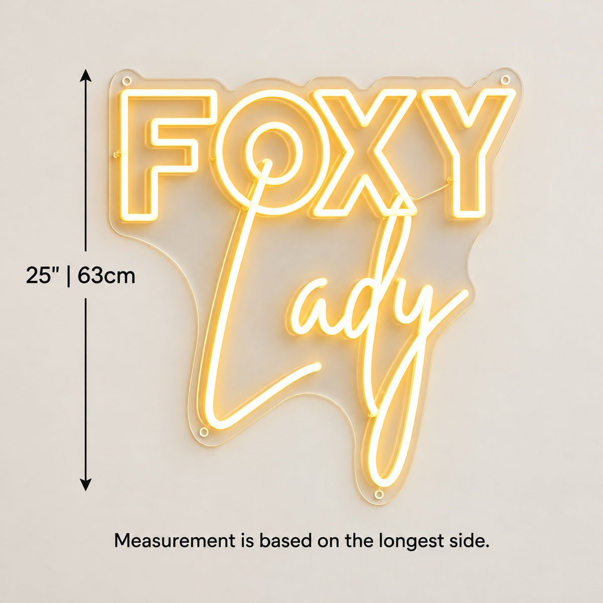 Foxy Lady LED Neon Sign Dimmable Wall Light - Shineneon
