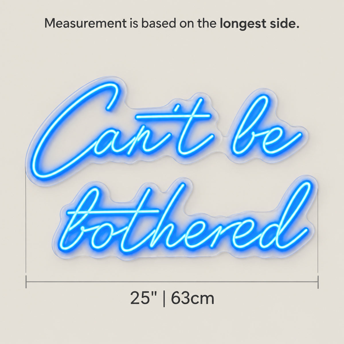Can't Be Bothered LED Neon Sign Dimmable Wall Light - Shineneon