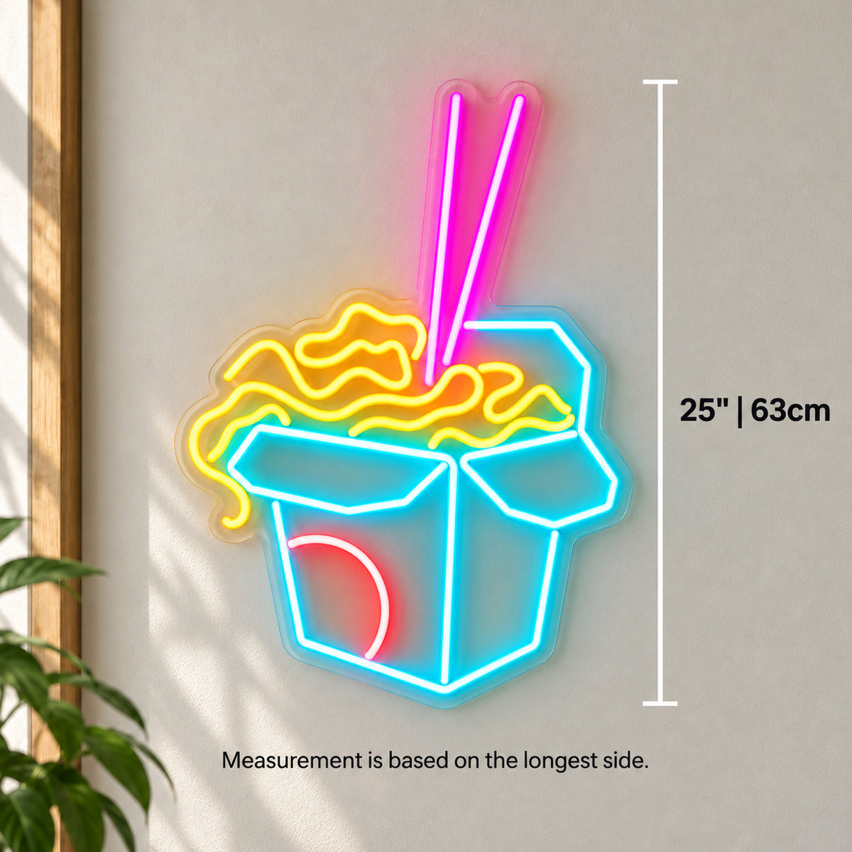 Noodles LED Neon Sign Dimmable Wall Light Wall Neon Signs - Shineneon