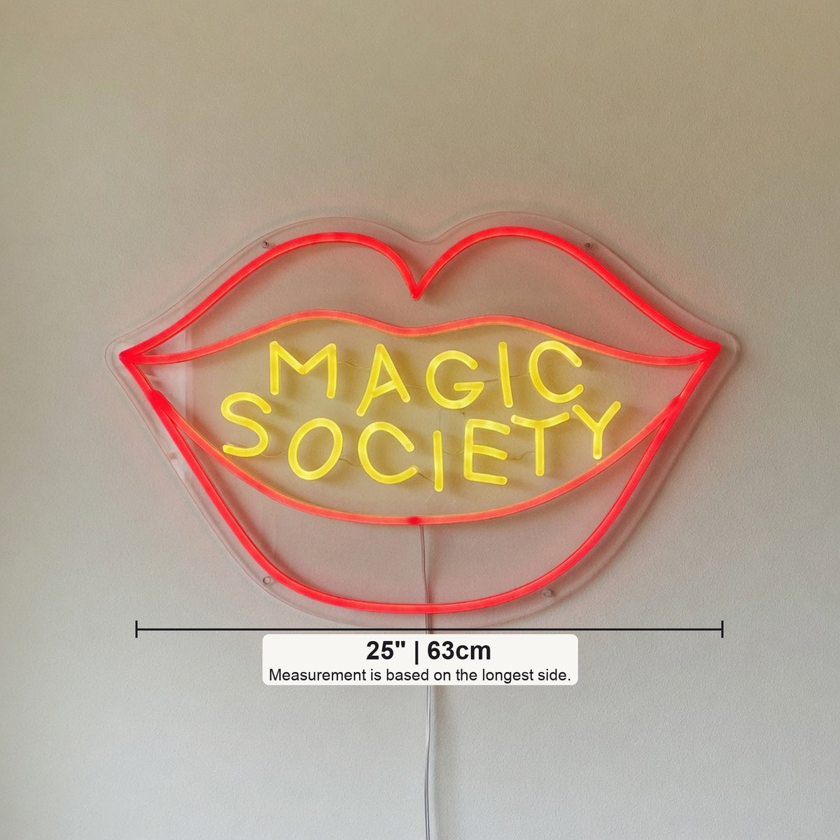Magic Society Lips LED Neon Sign - Shineneon