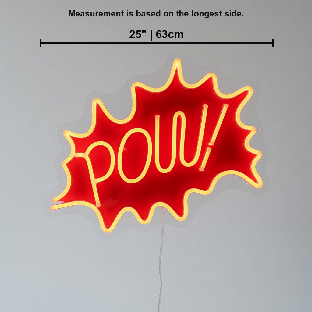 Pow LED Neon Sign Wall Neon Signs - Shineneon