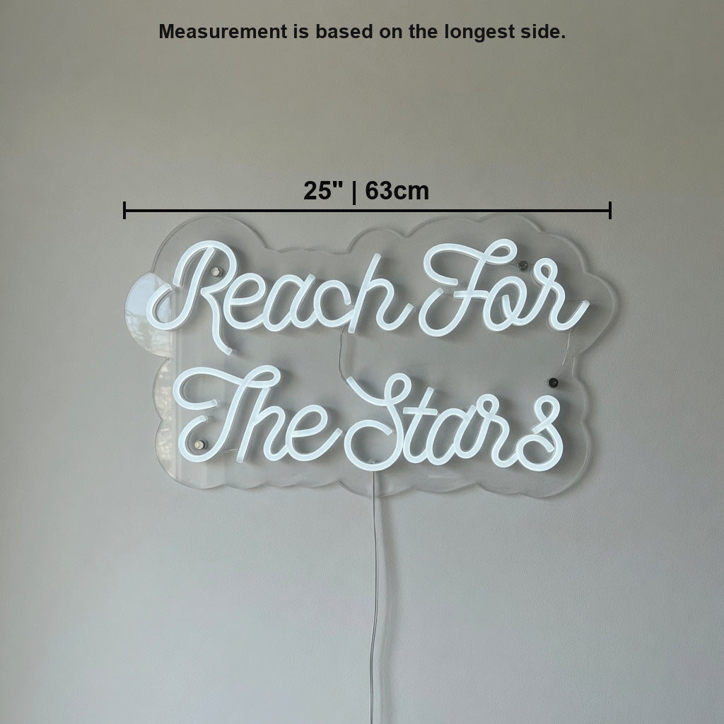 Reach for the Stars LED Neon Sign - Shineneon