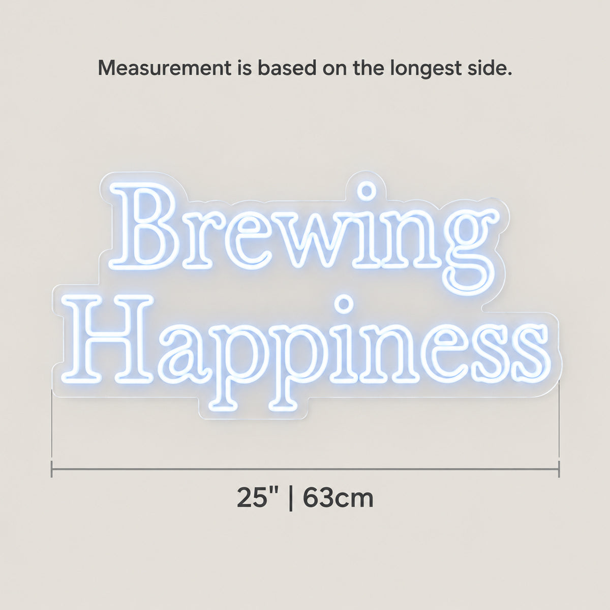 Brewing Happiness LED Neon Sign Dimmable Wall Light - Shineneon