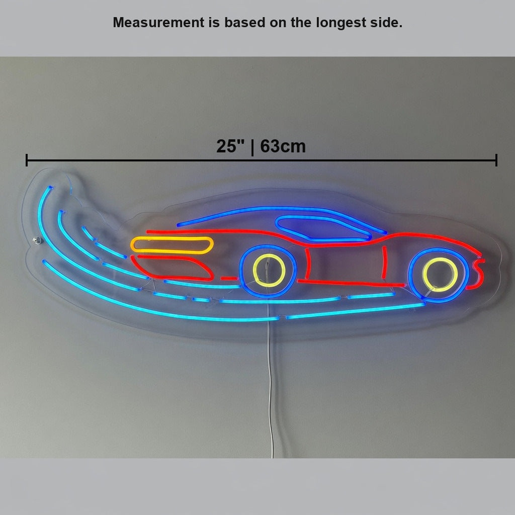 Racing Car LED Neon Sign - Shineneon