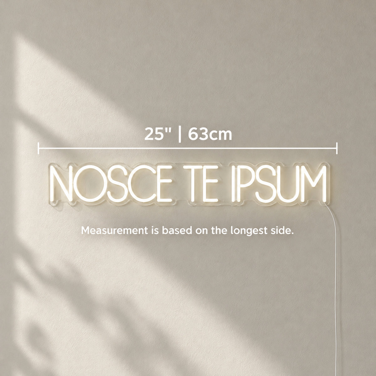 Nosce Te Ipsum Know Thyself Neon Sign Wall Neon Signs - Shineneon