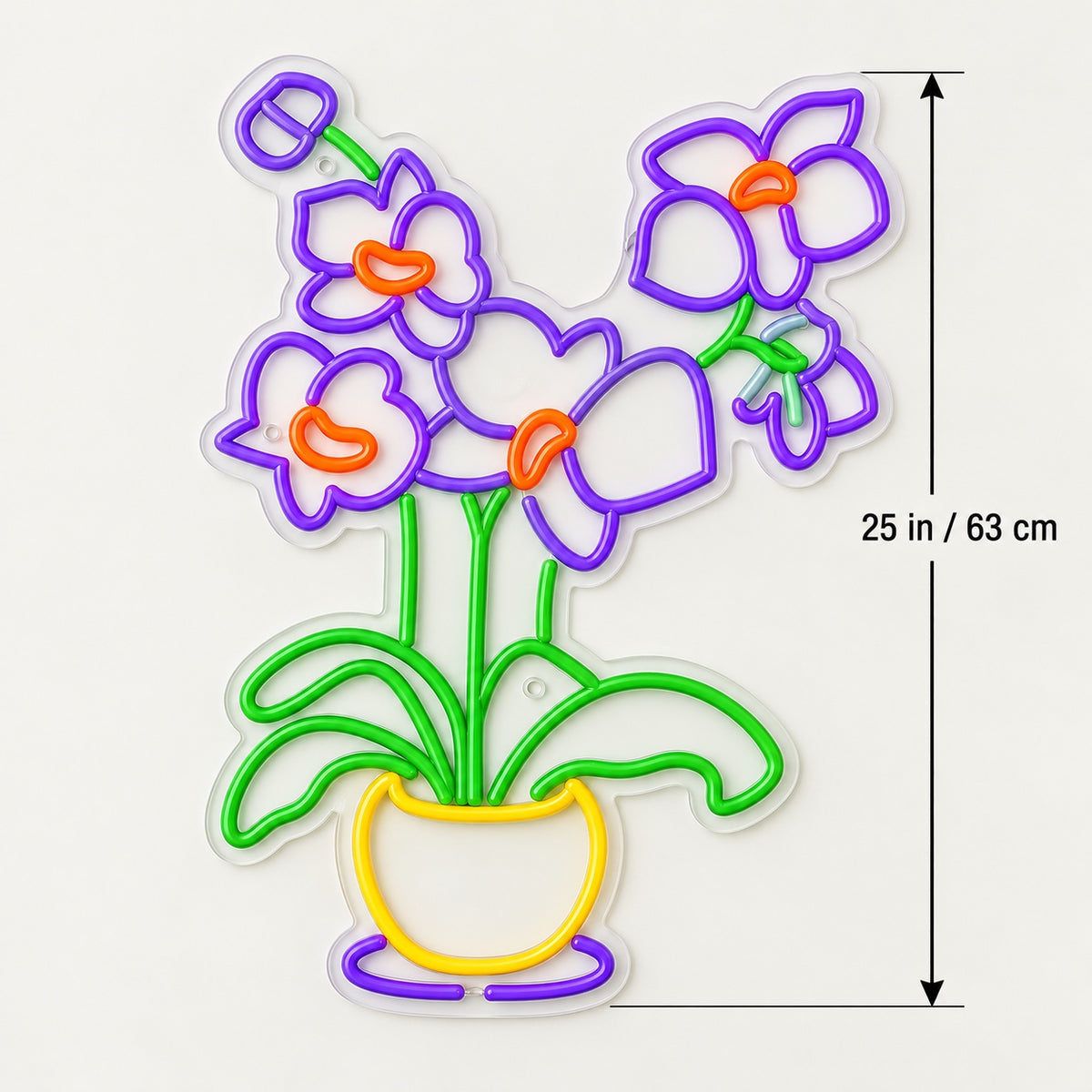Elegant Orchid LED Neon Light Sign - Shineneon