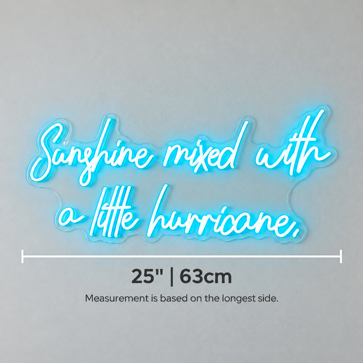 Sunshine Mixed with a Little Hurricane LED Neon Sign - Shineneon