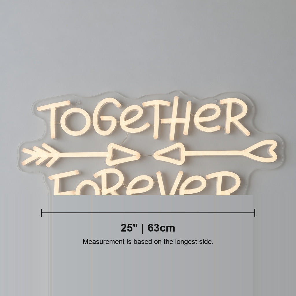 Together Forever LED Neon Sign for Wedding - Shineneon