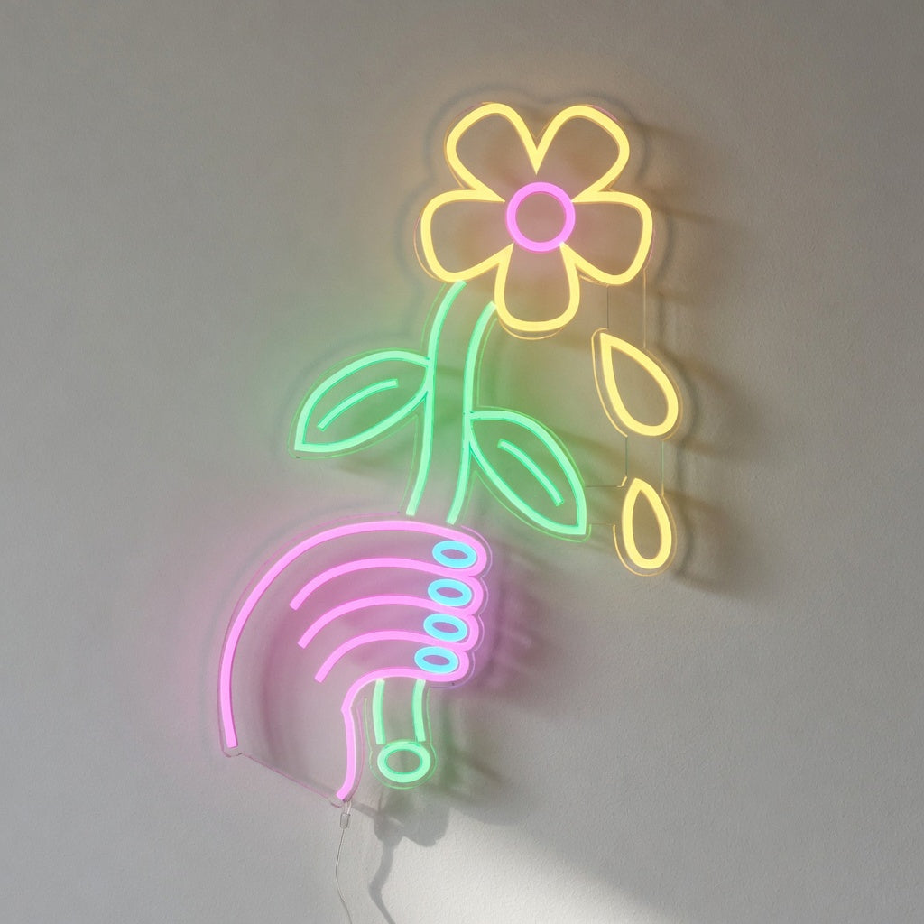 Lazy Daisy LED Neon Sign Dimmable Wall Light - Shineneon