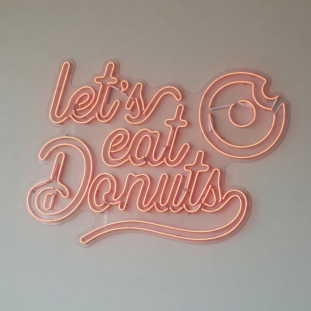 Let's Eat Donuts LED Neon Sign - Shineneon