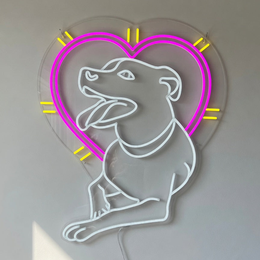 Jack Russell Terrier Dog LED Neon Sign Dimmable Wall Light - Shineneon