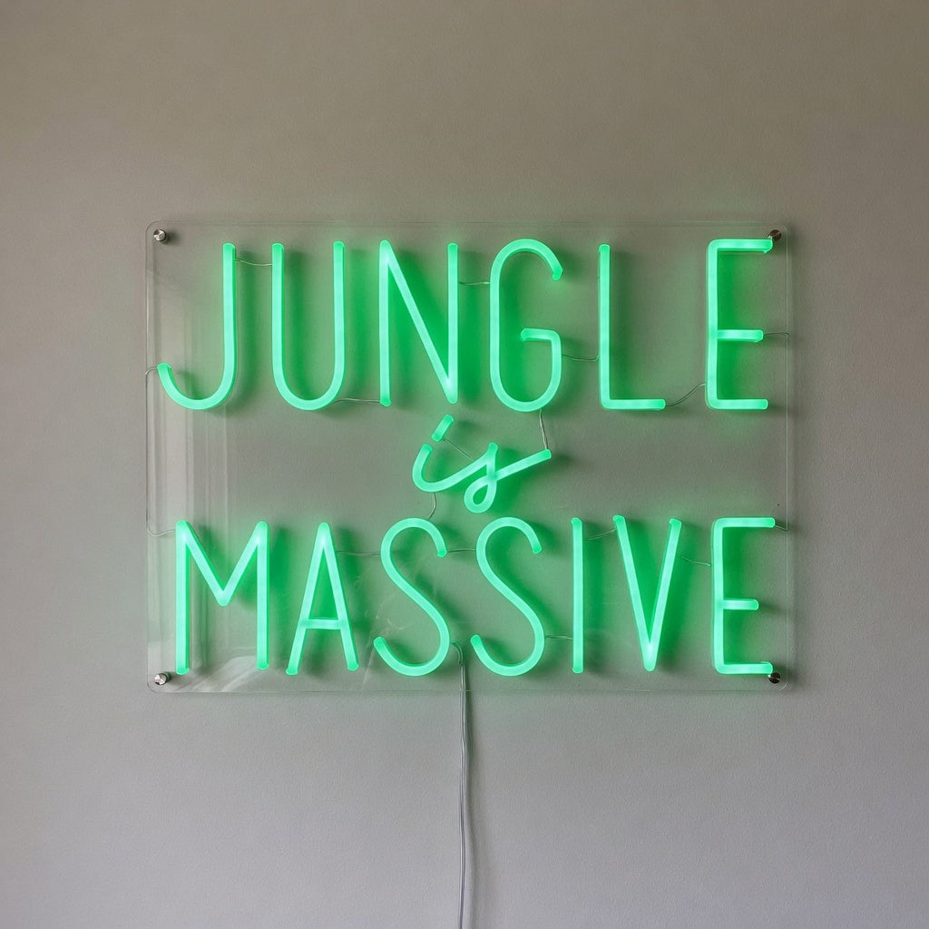 Jungle Is Massive LED Neon Sign Dimmable Wall Light - Shineneon